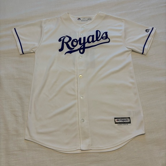 Kids Majestic Kansas City Royals Whit Merrifield Jersey - Picture 1 of 11